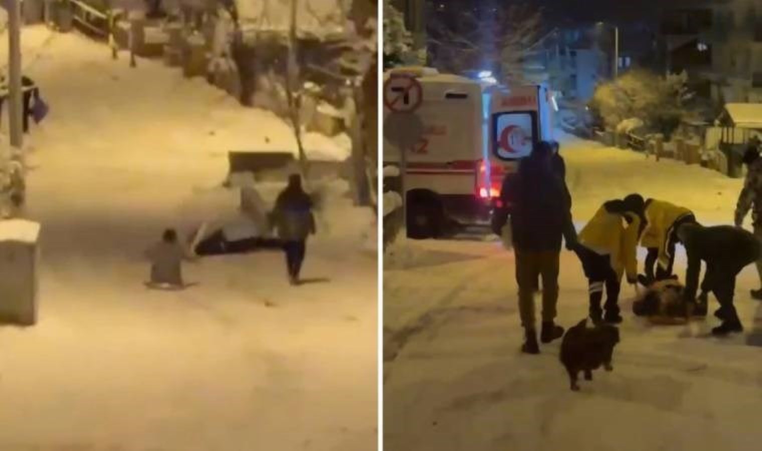 Bartın’da kar keyfi hastanede bitti… Tepsiyle kayarken duvara çarptı