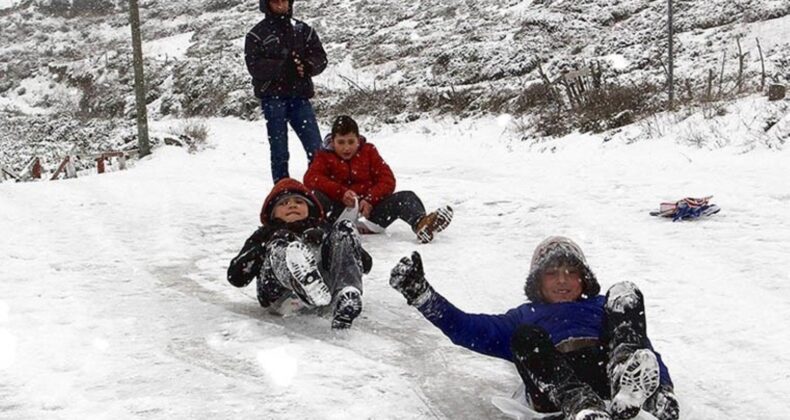 Bazı ilçelerde kar nedeniyle eğitime ara verildi