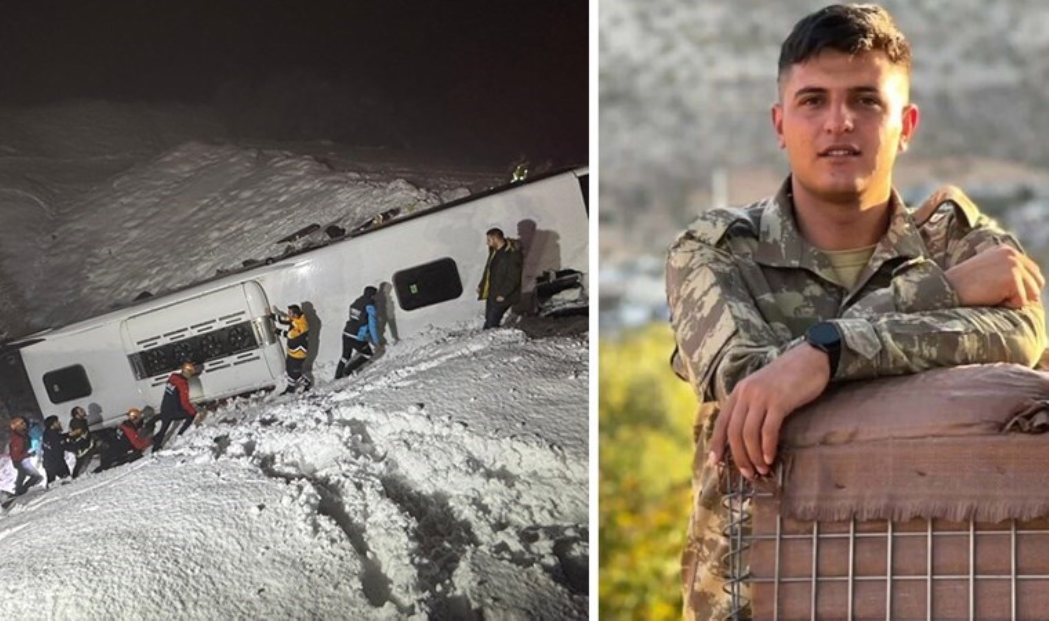 Bingöl’deki yolcu otobüsü kazasında acı ayrıntı ortaya çıktı: Yaşamını yitiren sözleşmeli er, yakınlarını ziyarete gidiyormuş…