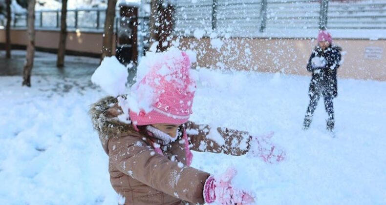 Birçok ilde eğitime kar engeli: 24 Şubat Pazartesi okullar tatil mi?