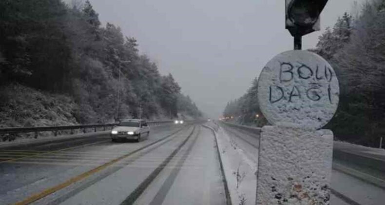 Bolu Dağı trafiğe kapatıldı!