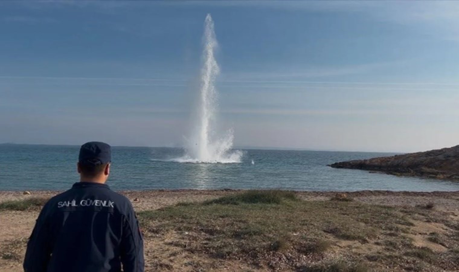 Bozcaada açıklarında İngiliz menşeili mayın bulundu