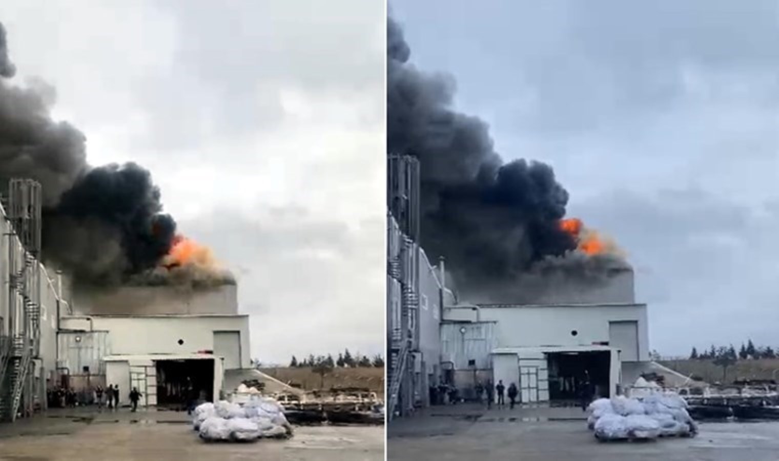 Edirne’de alüminyum fabrikasında büyük yangın