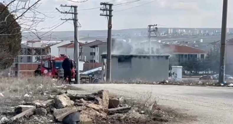 Eskişehir’de trafo yangını korkuttu!