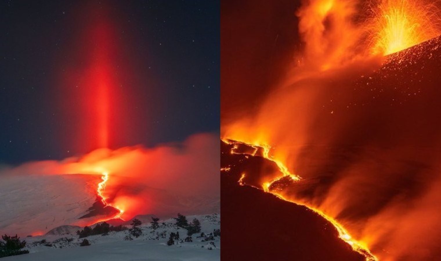 Etna Yanardağı yeniden uyandı: Lav akışı ve kül püskürmesi başladı