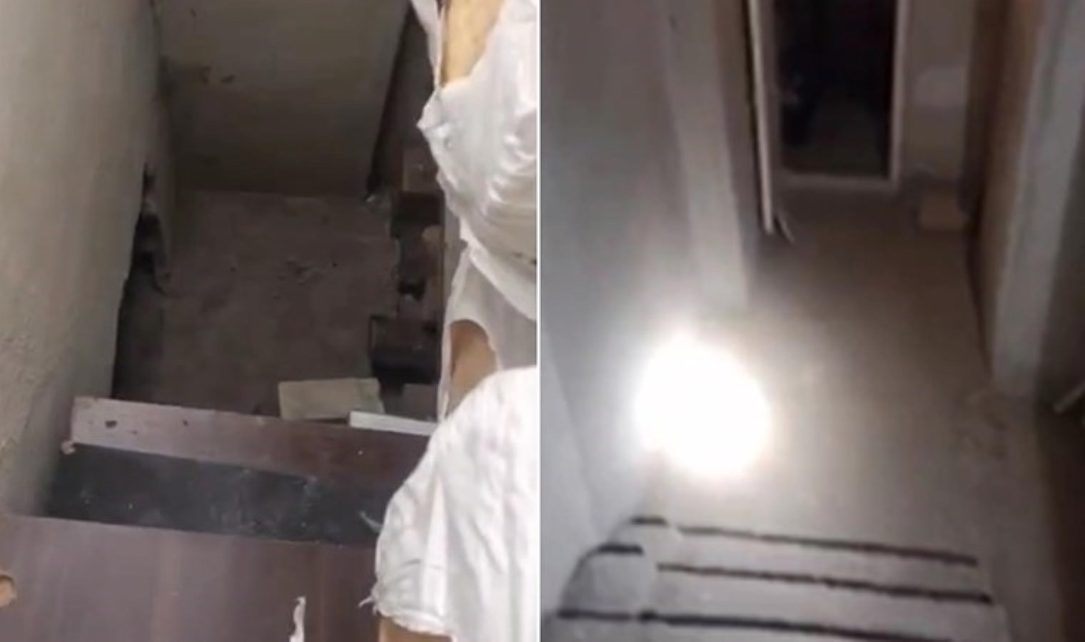 Firari hükümlü, evi ile iş yeri arasına tünel kazmış