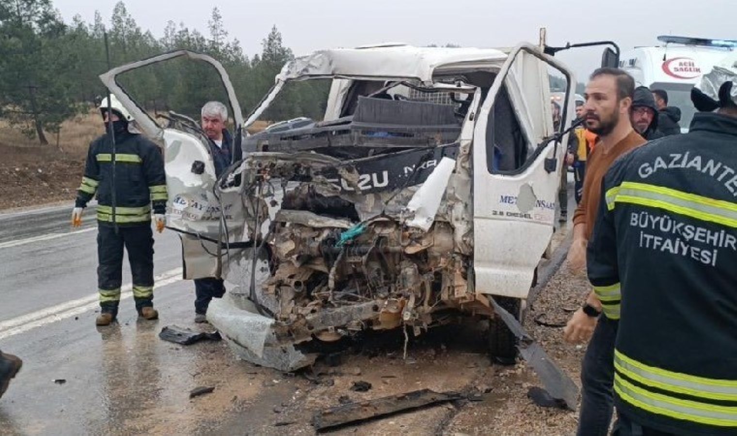 Gaziantep’te feci kaza: 1 ölü, 2 yaralı