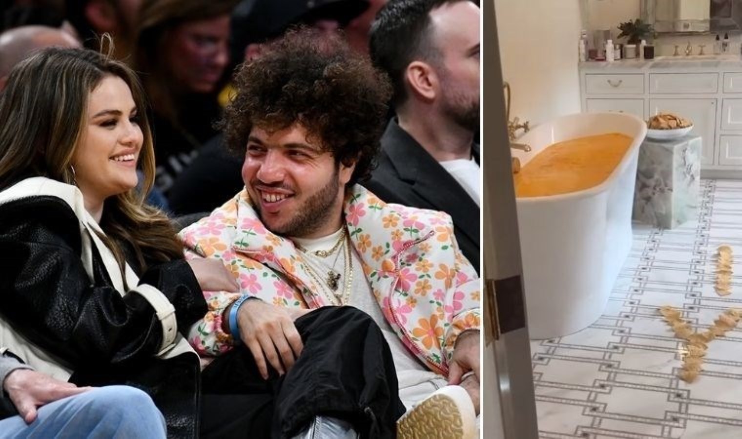 Hollywood’un en ‘garip’ çifti! Benny Blanco, Selena Gomez’e ‘küvet dolusu peynir’ hediye etti