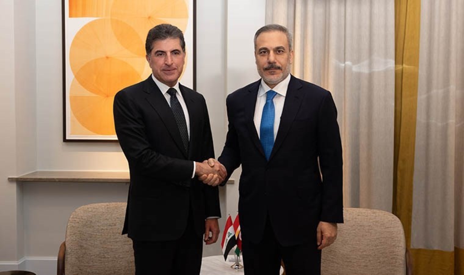 İmralı heyetinin yarın görüşmesi bekleniyordu: Fidan, Barzani ile Almanya’da bir araya geldi