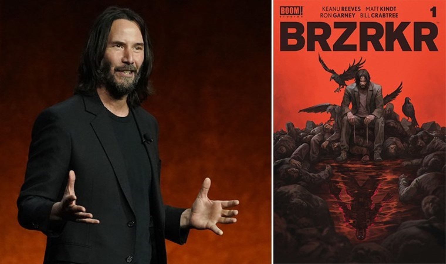 Keanu Reeves’in çizgi romanı ‘BRZRKR’ film oluyor