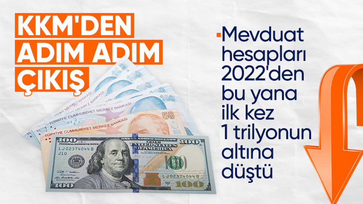 KKM’den çıkış sürüyor: 1 trilyon TL’nin altına indi