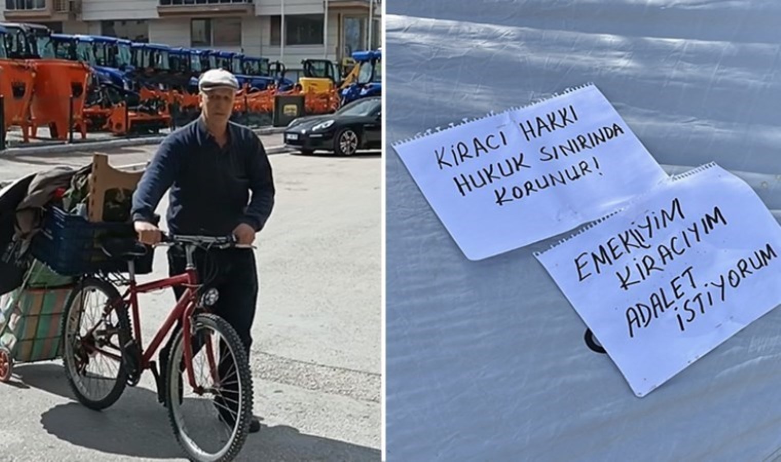 Mahkemenin kira artışı kararını protesto eden yurttaş, bisikletiyle Ankara’ya yola çıktı: ‘Cumhurbaşkanlığı’na gideceğim’