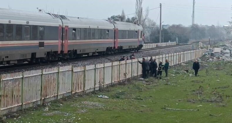 Manisa’da yolcu treninin çarptığı kişi ağır yaralandı!