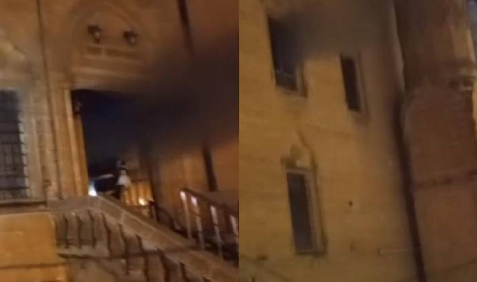 Mardin’de camide yangın paniği!