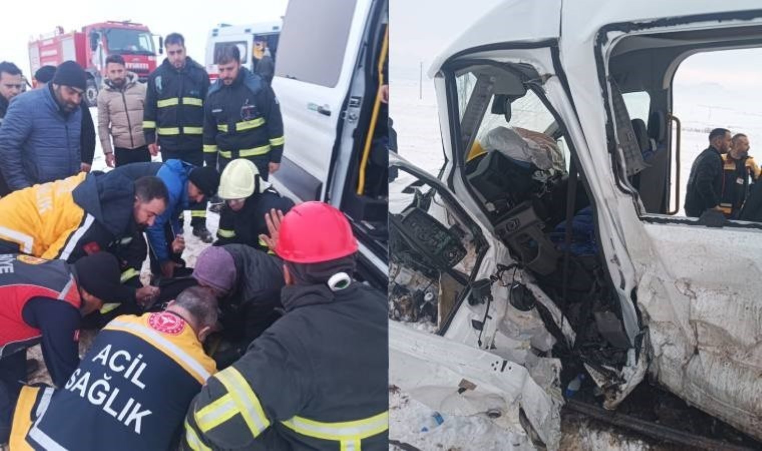 Mardin’de feci kaza… İşçi servisi ile kamyonet çarpıştı: Çok sayıda yaralı var!