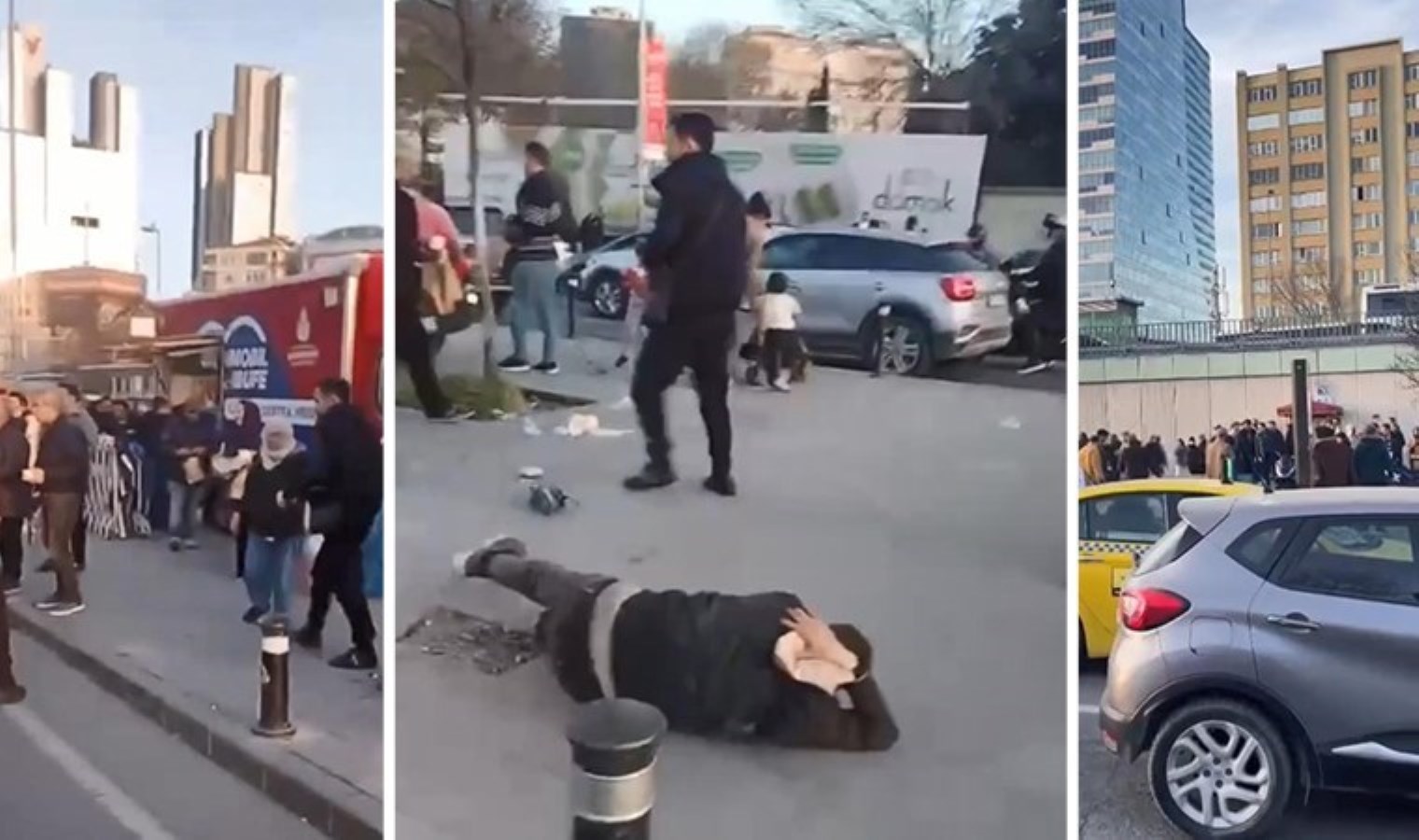 Mecidiyeköy’de ‘iftar sırası’ kavgası: Zabıtadan ‘biber gazlı’ müdahale!