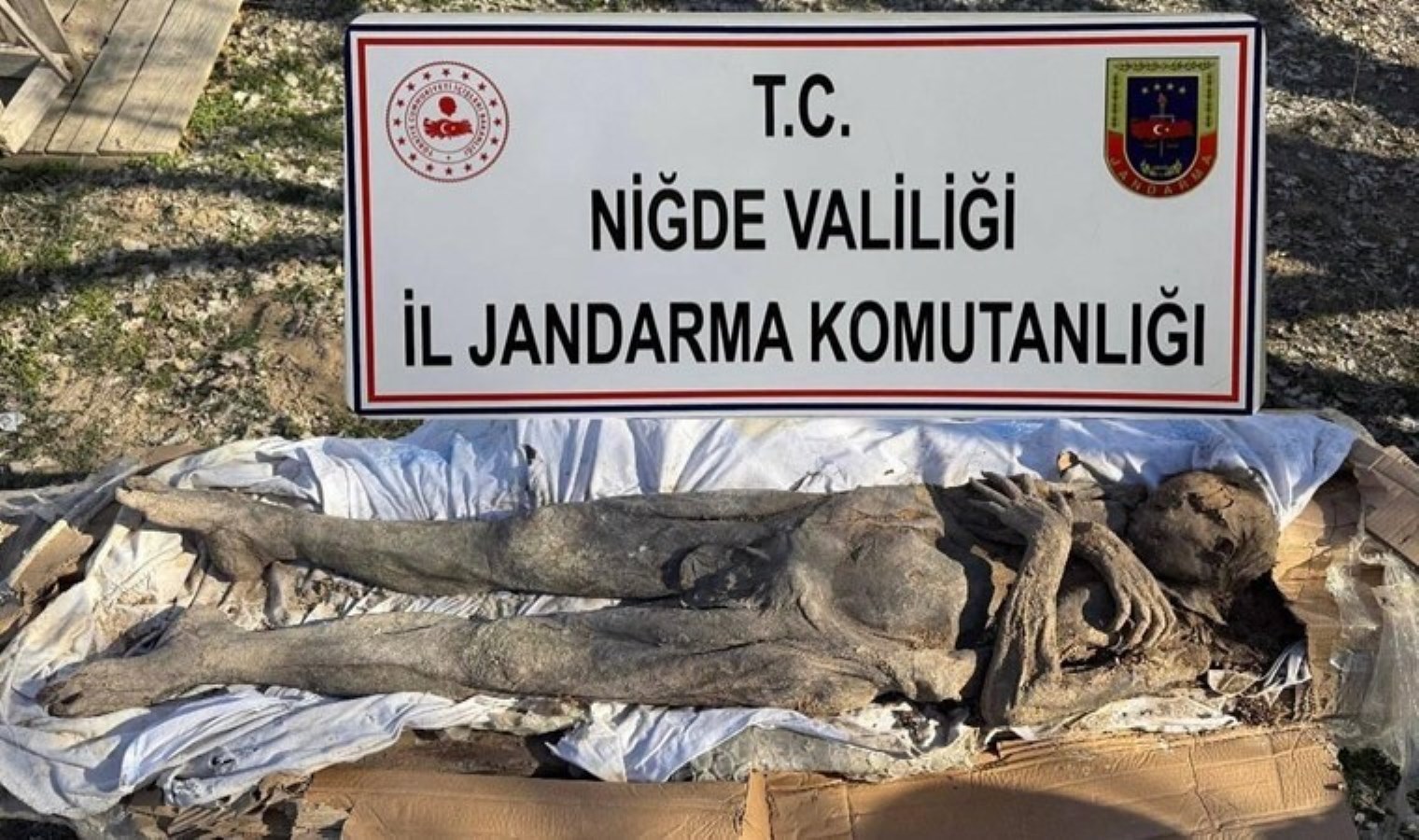 Niğde’de mumya satmaya çalışanlar yakalandı!