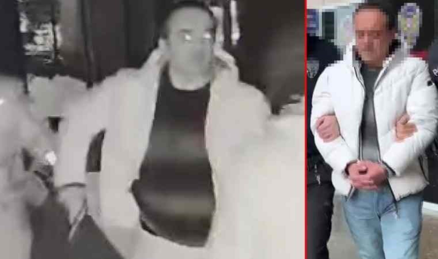 O anlar kamerada: Araçlara kar topu atan çocuklara silah çekti