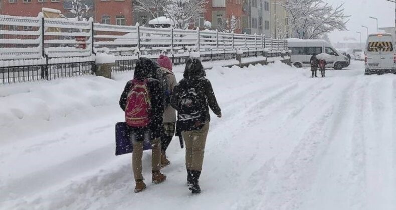 O ilçede eğitime ‘kar’ engeli!