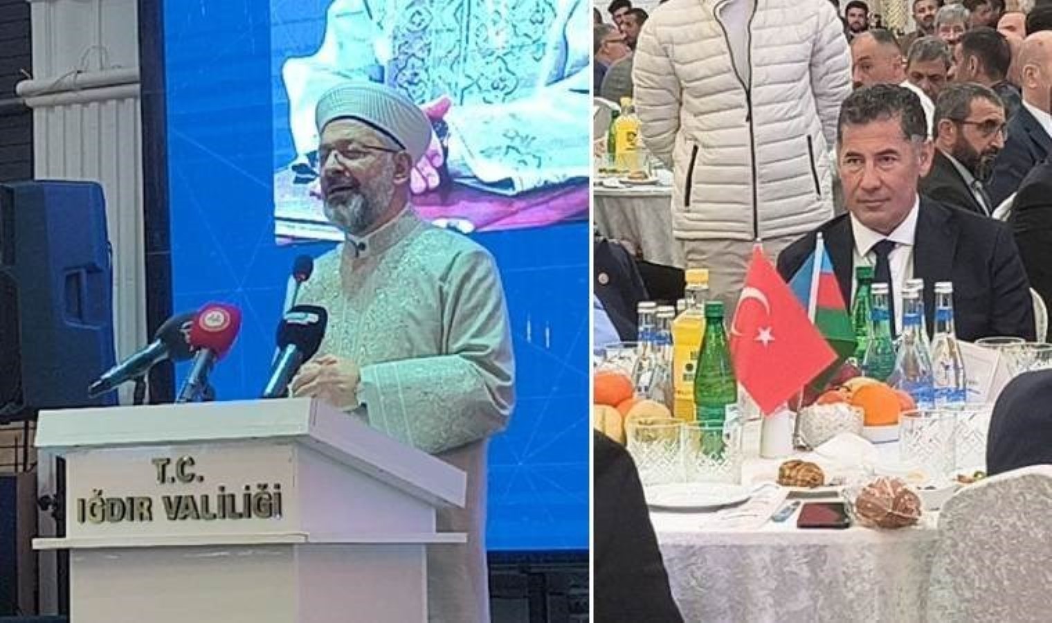 Sinan Oğan, Diyanet İşleri Başkanı Ali Erbaş’ın iftar davetinde görüldü