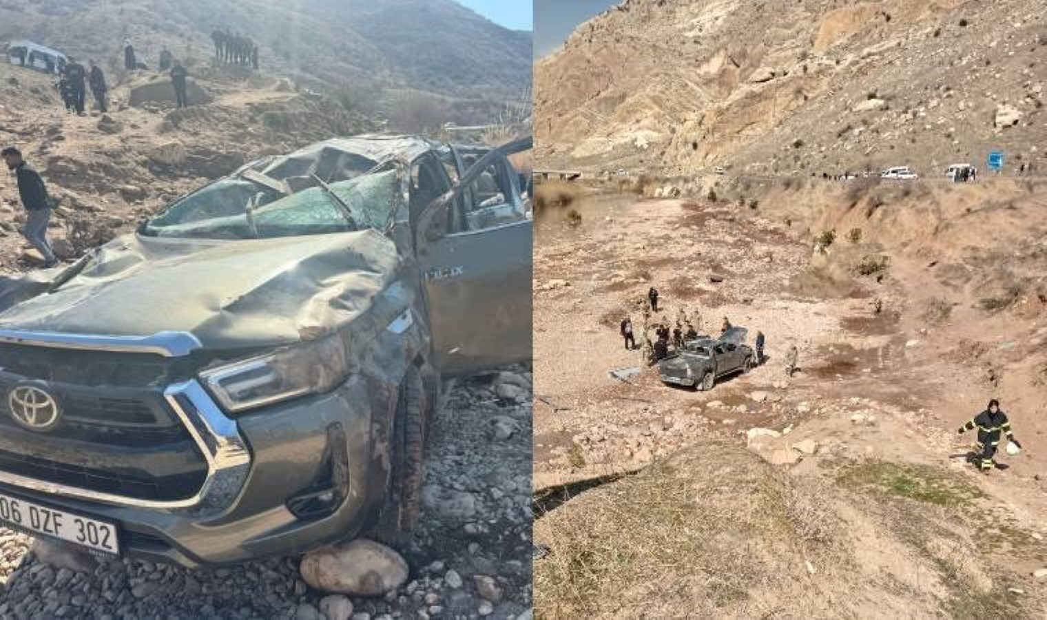 Şırnak’ta araç şarampole yuvarlandı: Yaralılar var!