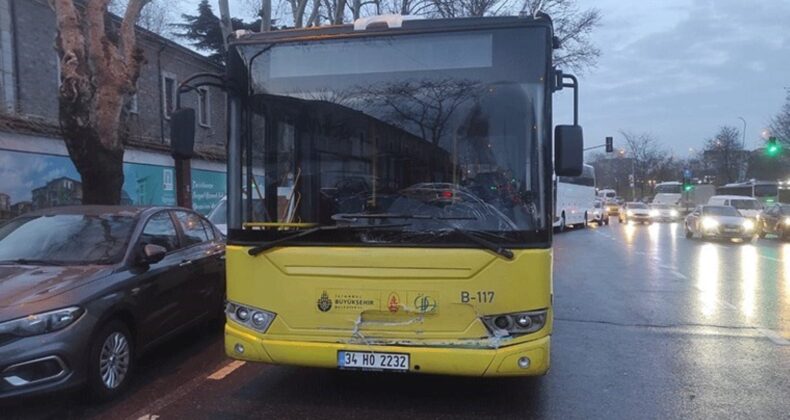 Şişli’de İETT otobüsü kaydı: 2 yolcu yaralandı