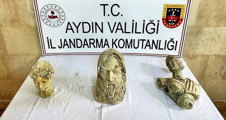 ‘Tanrı’ ve ‘tanrıça’ büstlerini 200 bin dolara satacaklardı: 3 kişi suçüstü yakalandı