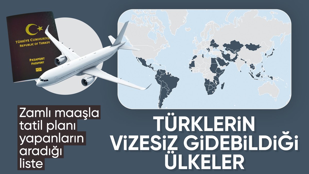 Türk pasaportuyla 2025’te vizesiz girilebilecek ülkeler