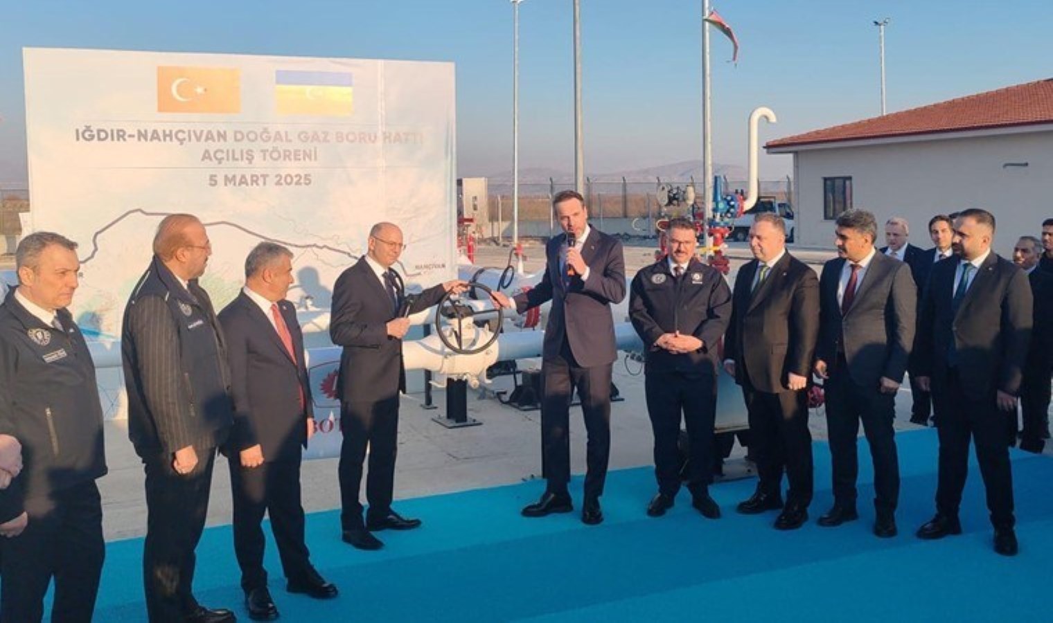 Türkiye’den Nahçıvan’a doğalgaz sevkiyatı başladı