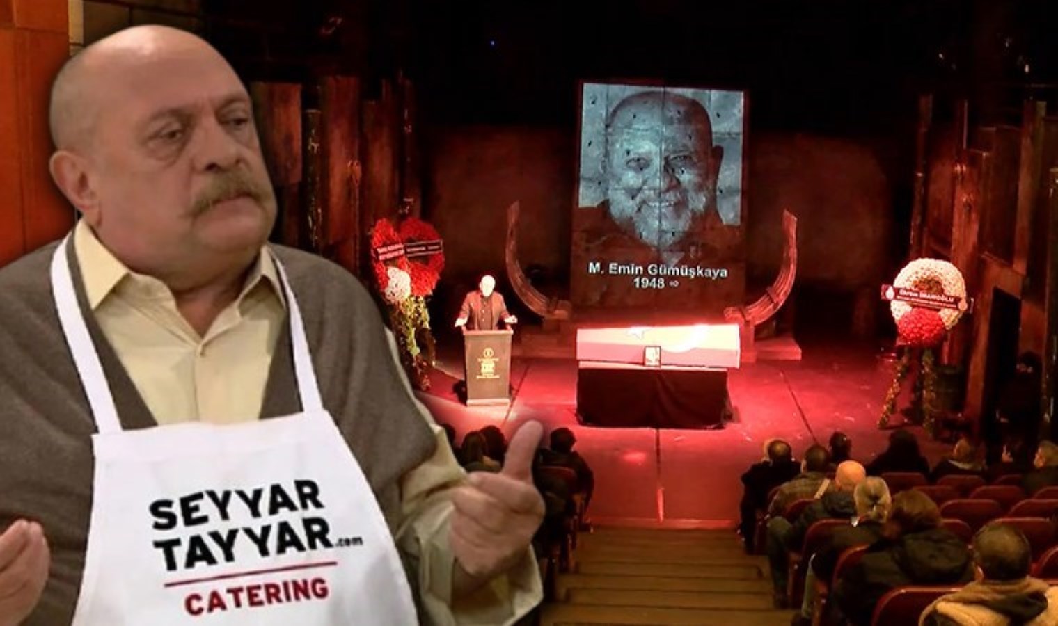 Ünlü oyuncu Emin Gümüşkaya için tören düzenlendi: ‘Bu mesleği aşk için yapardı’