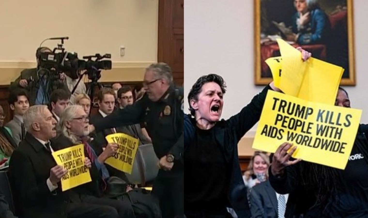 USAID tartışması büyüyor: Kongrede çığlıklar, salonda protesto!