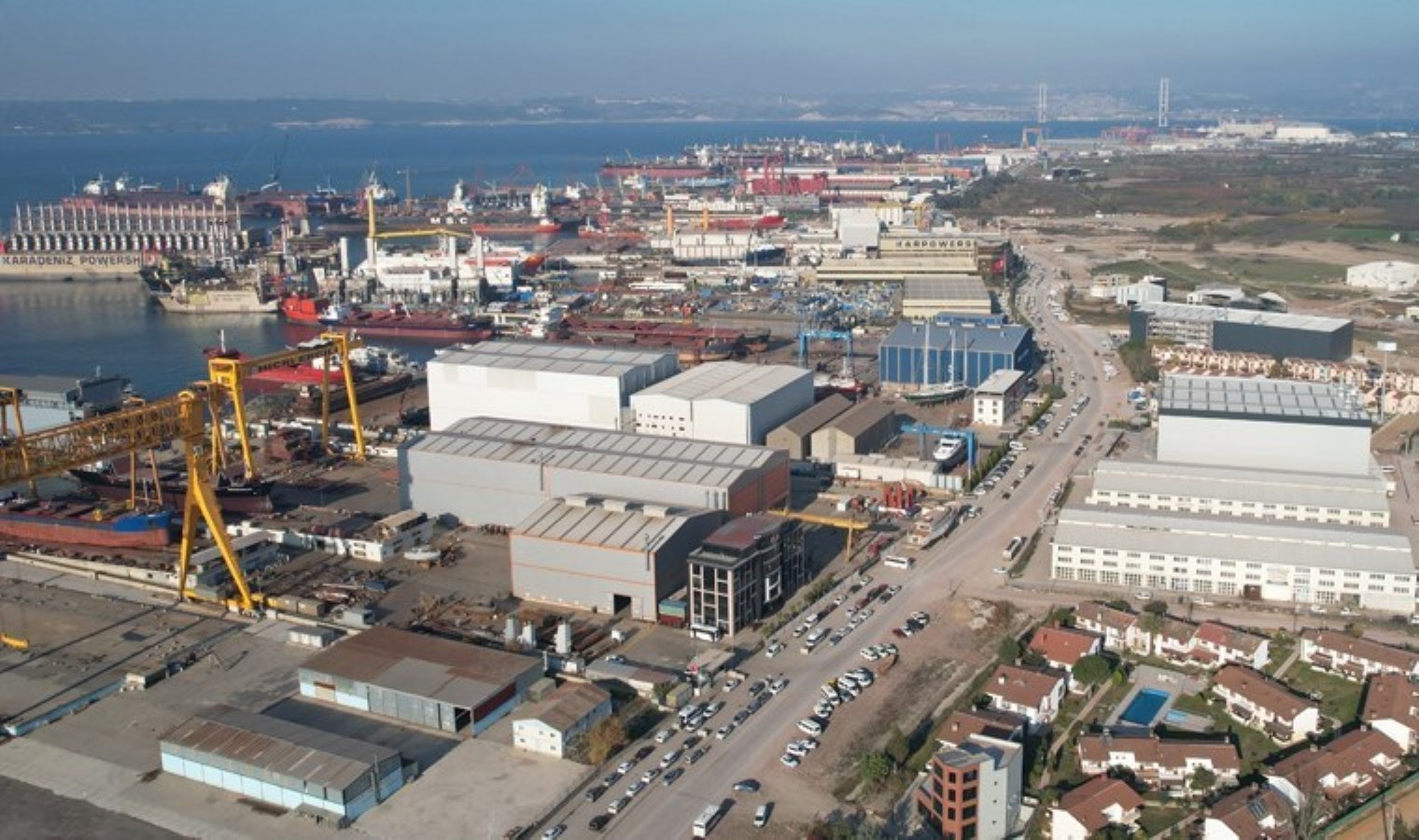 Yalova’da panik anları! Tersanede tüp patladı: 4 işçi yaralandı