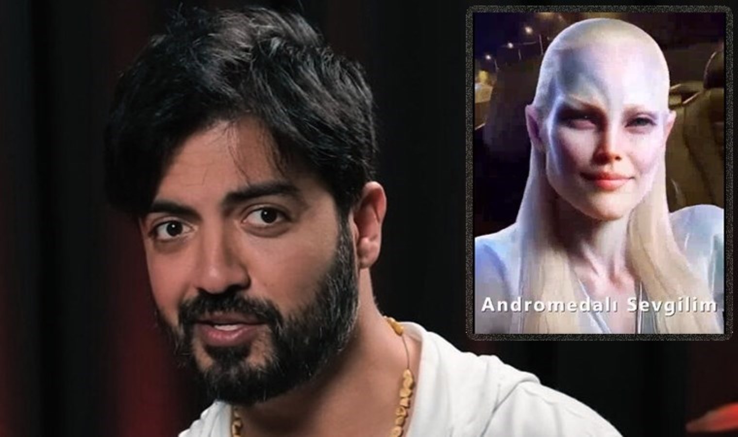 Yusuf Güney ‘uzaylı sevgilisini’ paylaştı!