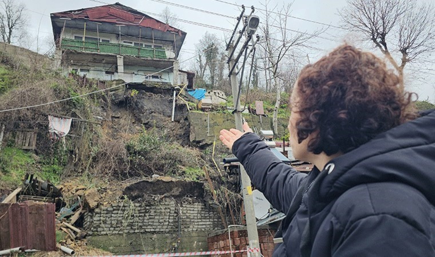 Zonguldak’ta heyelan: Evler tahliye edildi!