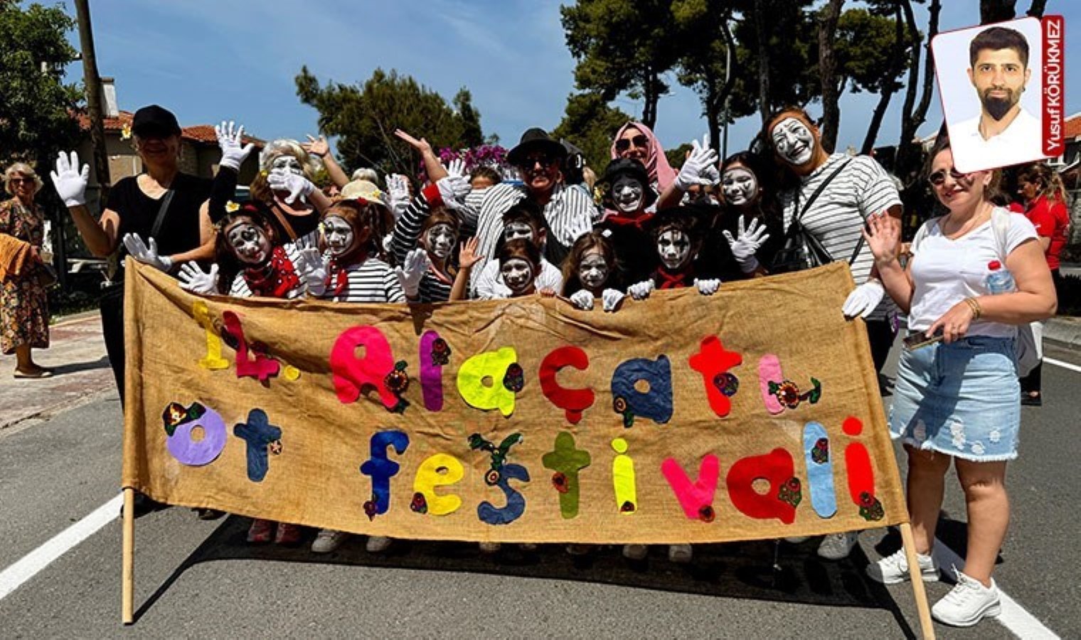 Alaçatı Ot Festivali renkli görüntülere sahne oldu
