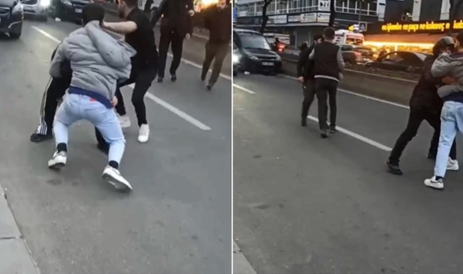 Anbean kaydedildi: Bayrampaşa’da silahlı yumruklu kavga!