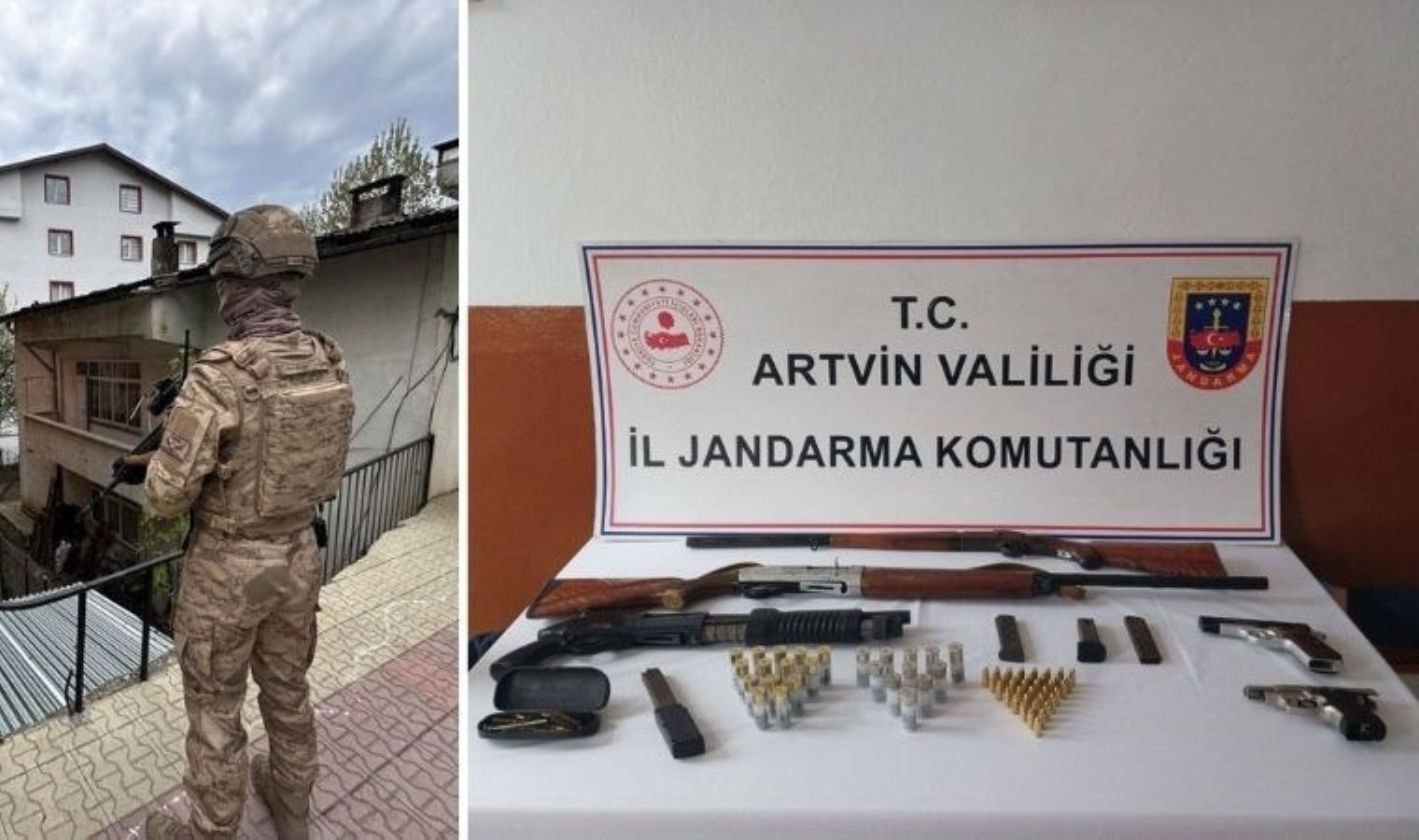 Artvin ve Trabzon’da silah kaçakçılığı operasyonu: 9 gözaltı