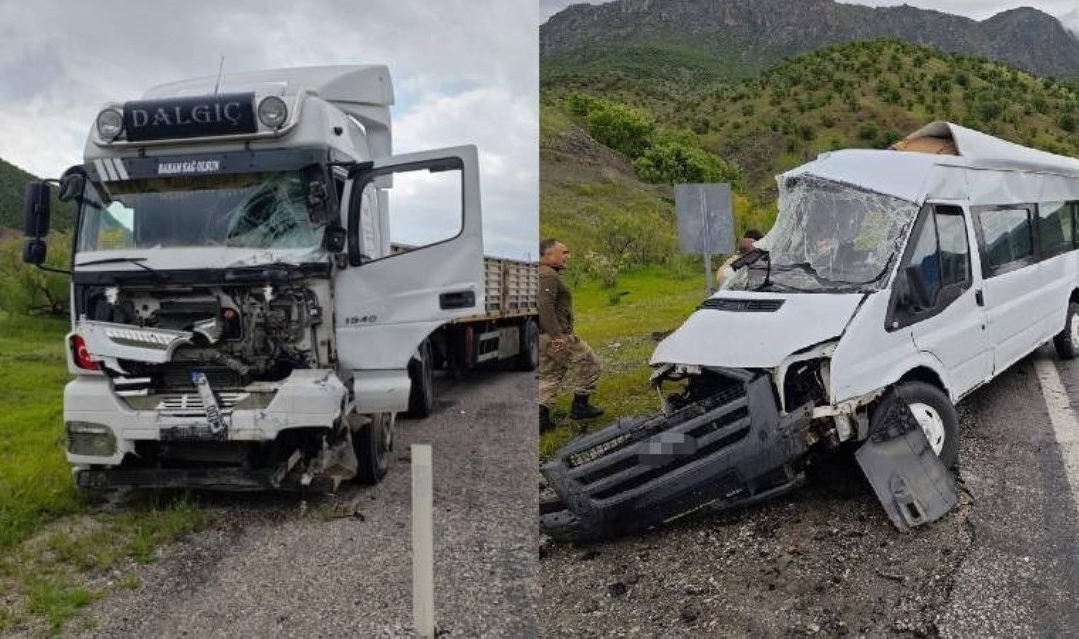 Bitlis’te feci kaza… TIR ile minibüs çarpıştı: Ölü ve yaralılar var!