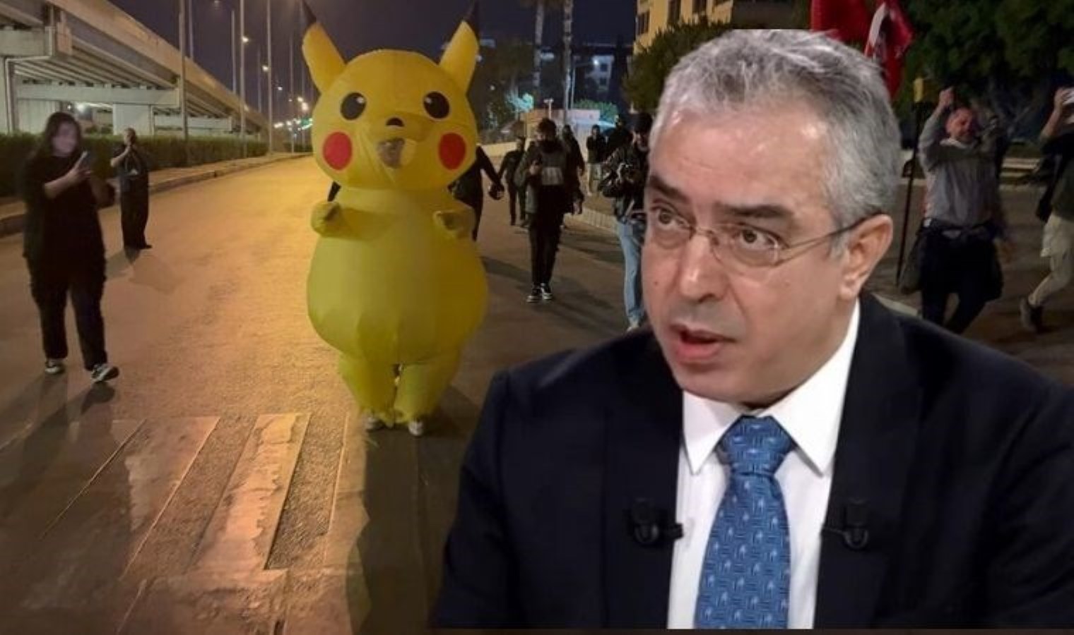 ‘Büyük oyunu’ gördü… Mehmet Uçum’dan ‘eylemci Pikachu’ yorumu: ‘Bunlar profesyonel işler’