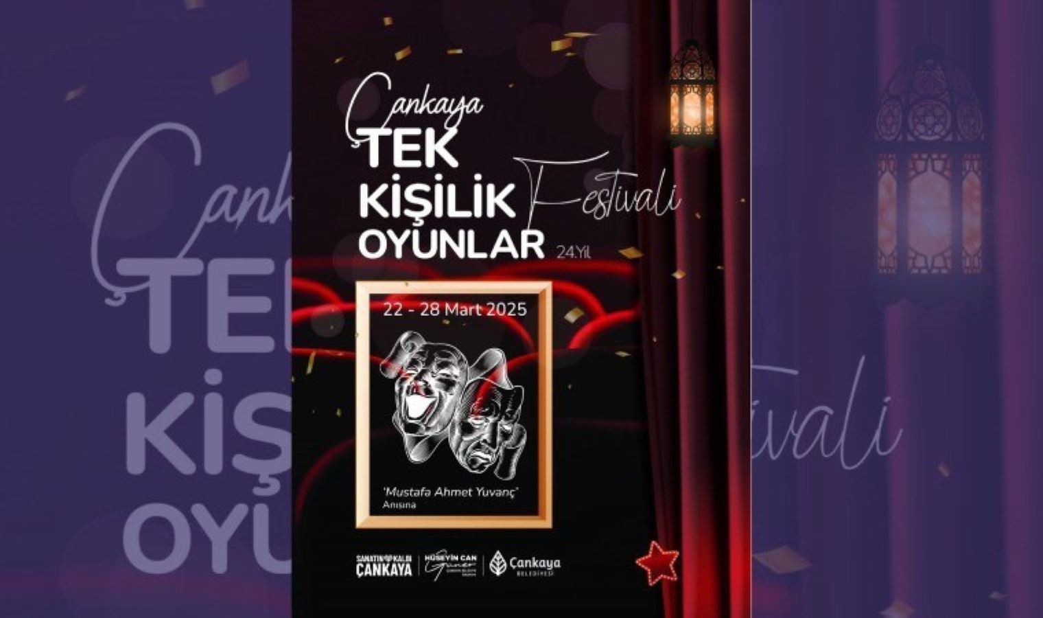 ‘Çankaya Tek Kişilik Oyunlar Festivali’ sanatseverlerle buluşuyor