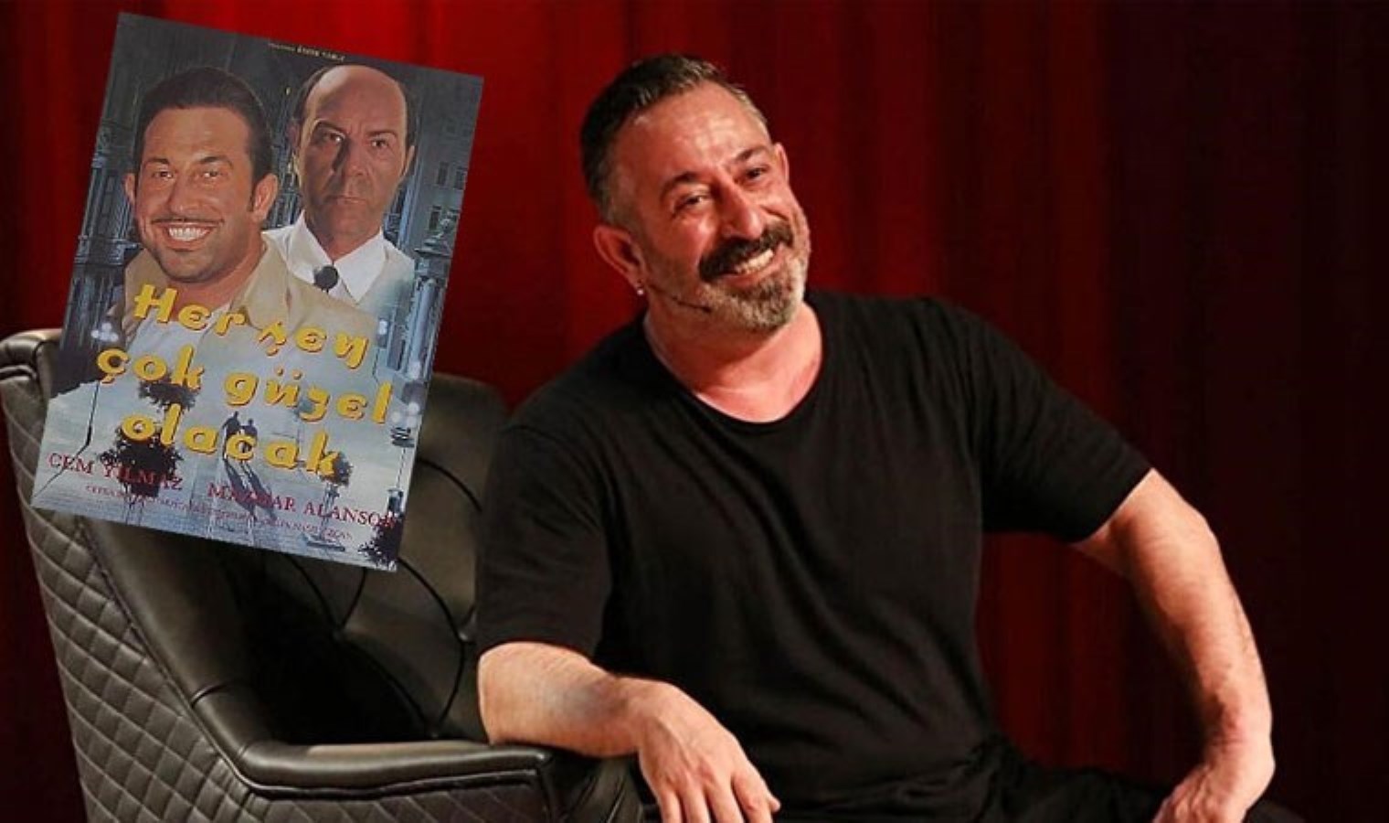 Cem Yılmaz sessizliğini film afişiyle bozdu: Sen giderken ben dönüyordum