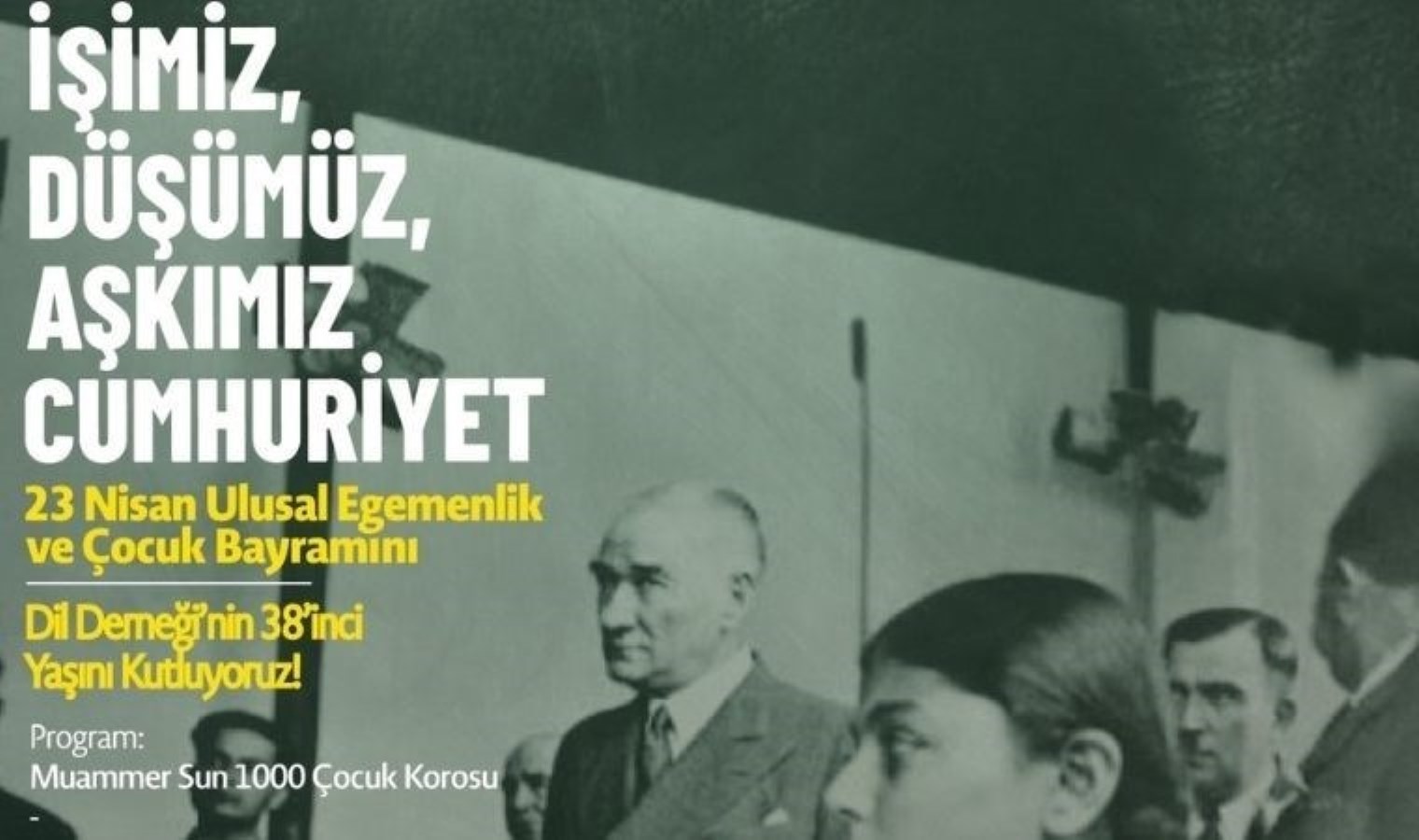 Dil Derneği, kuruluş yıldönümünü ve 23 Nisan’ı kutluyor