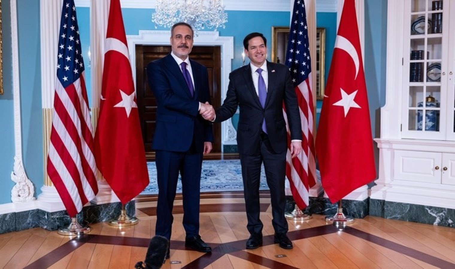 Dışişleri Bakanı Fidan ile ABD’li mevkidaşı Rubio arasındaki görüşme sona erdi