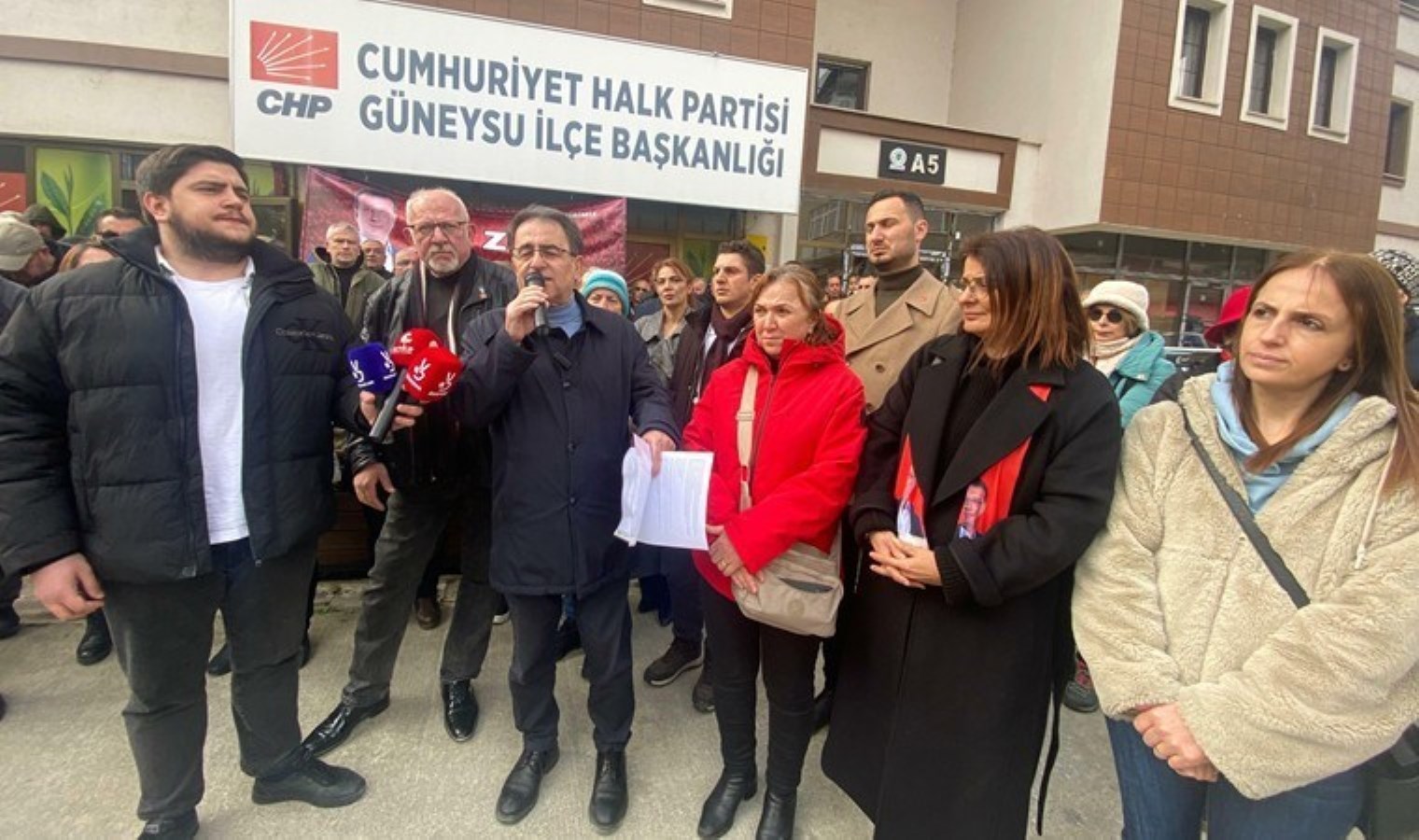 Erdoğan’ın baba ocağı Güneysu’da halk İmamoğlu’na destek verdi