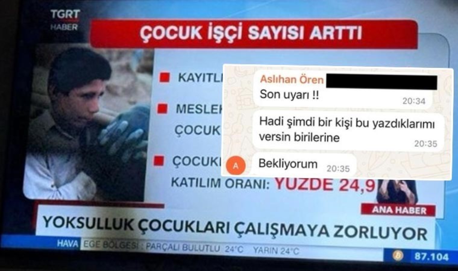 Gazeteci Metin Cihan paylaştı… TGRT patronunun eşi KJ beğenmedi: ‘Başka patron mu var’