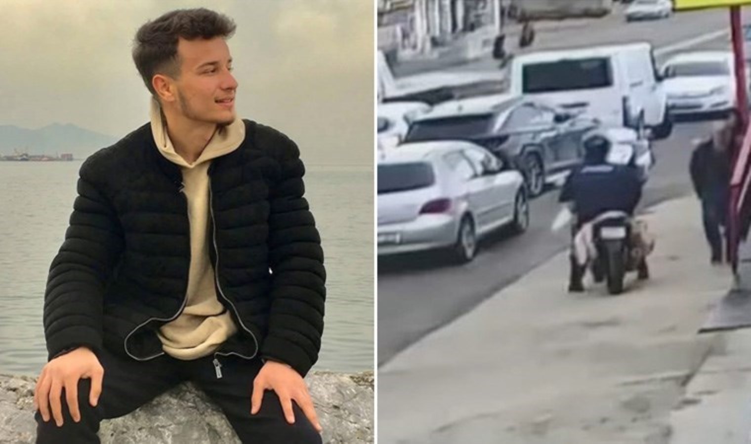 Gaziantep’te motosiklet sürücüsünün öldüğü kaza kamerada