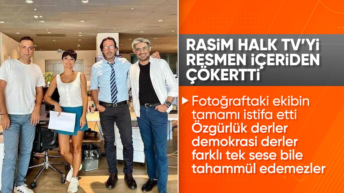 Halk TV’de ‘Rasim Ozan Kütahyalı’ krizi: 5 çalışan istifa etti
