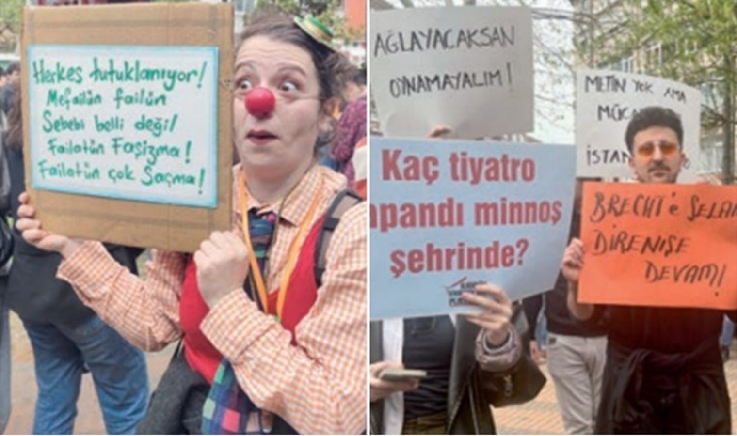 ‘Her yer tiyatro, her yer direniş’