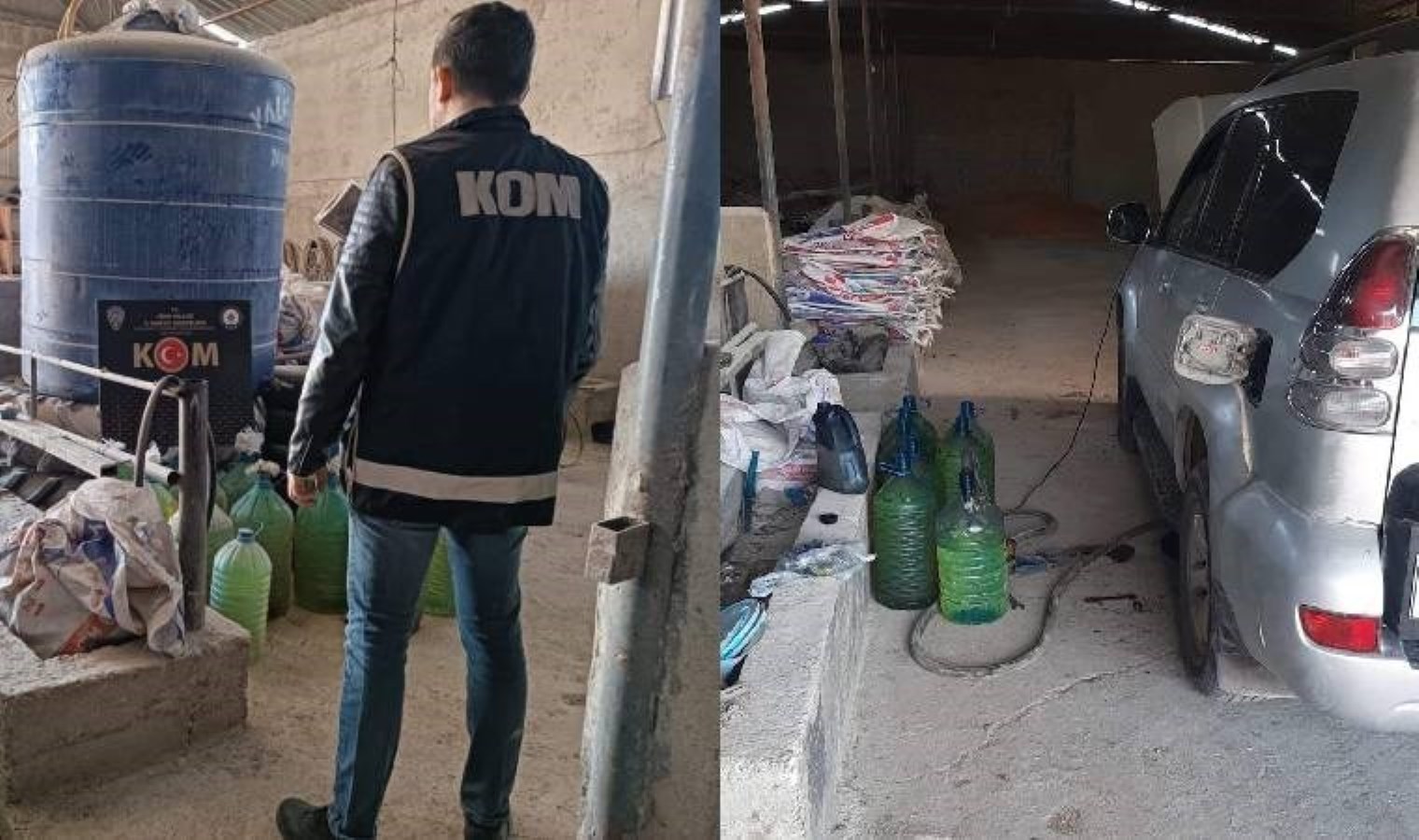 Iğdır’da 517 litre kaçak akaryakıt yakalandı: Gözaltılar var!