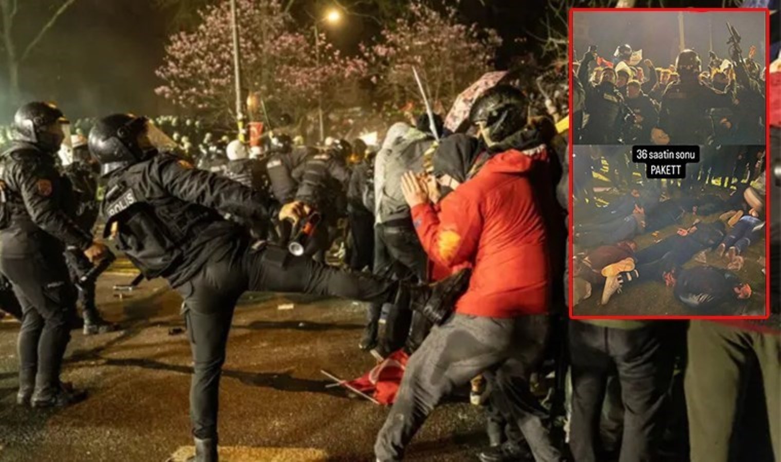 Instagram’dan paylaştı iddiası tepki çekti… Polis’ten yurttaşa acımasız müdahale!